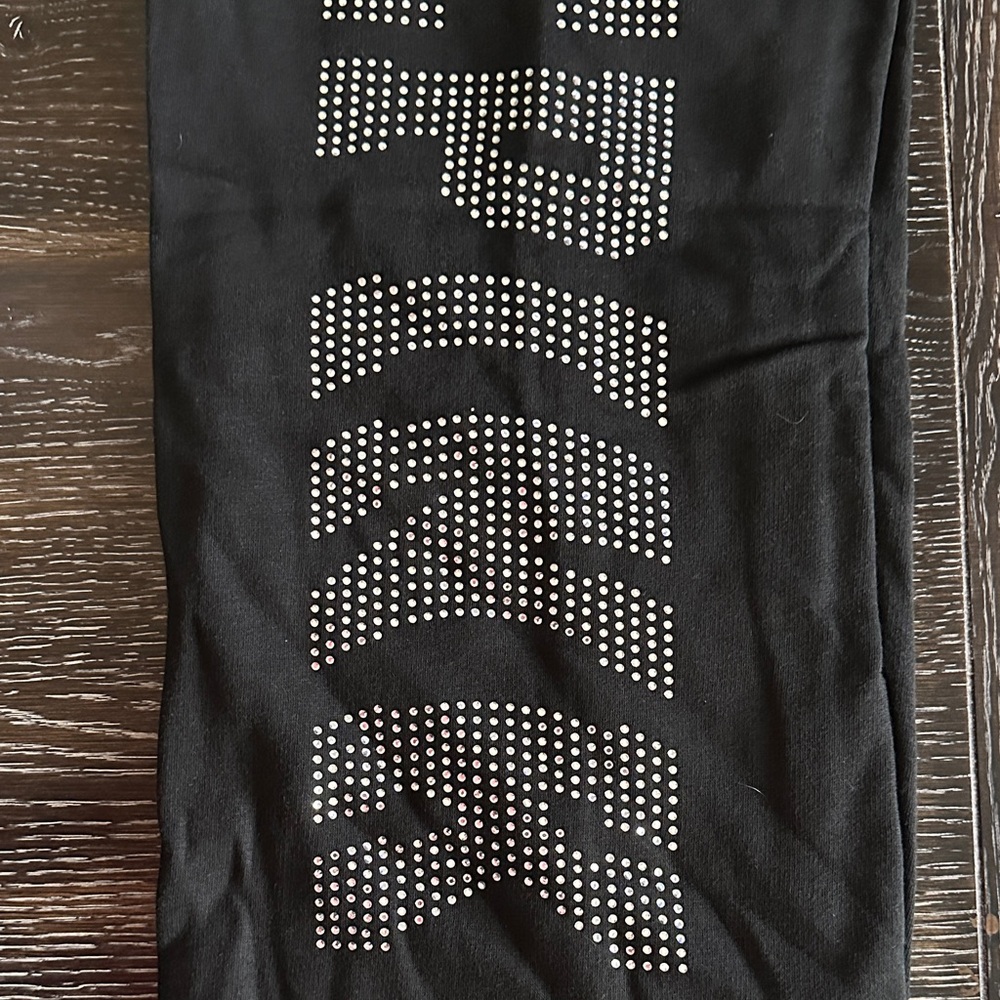 Black Studded Victoria’s Secret sweat pants size large